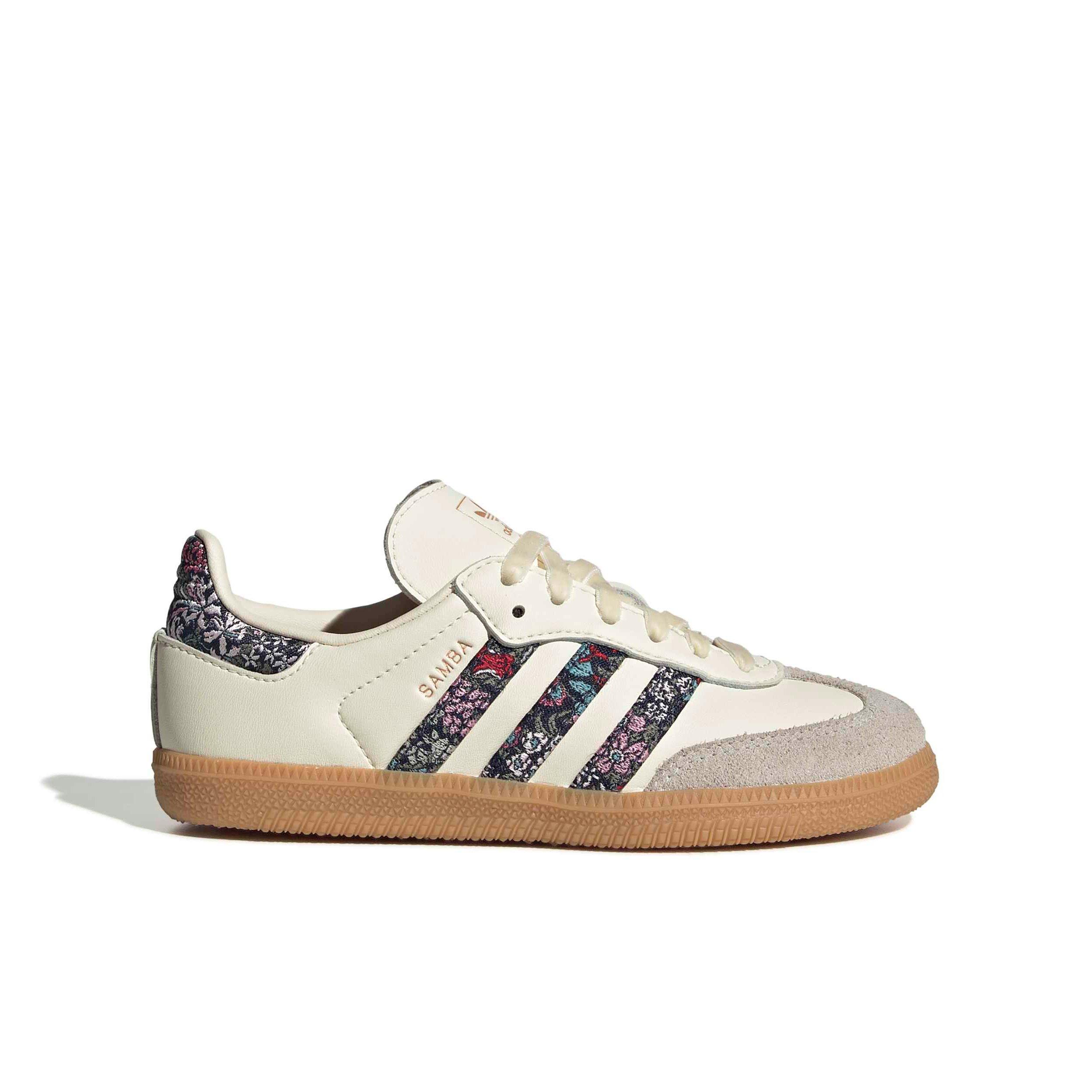 adidas Originals Liberty London Samba OG Lace "Cream White/Talc" Preschool Girls' Shoe - CREAM/TALC